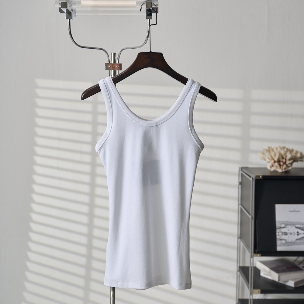 Prada White Slim-fit Tank Top - Picture 4 of 10